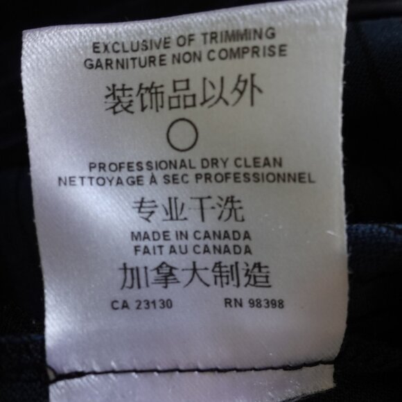 Judith & Charles Women's Pinstripe Pants  Size 6 - Picture 12 of 13